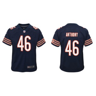 Youth Chicago Bears Andre Anthony Navy Game Jersey