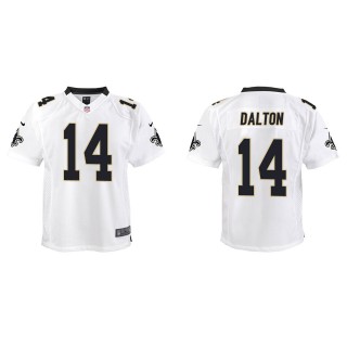 Youth New Orleans Saints Andy Dalton White Game Jersey