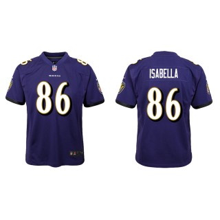 Youth Baltimore Ravens Andy Isabella Purple Game Jersey