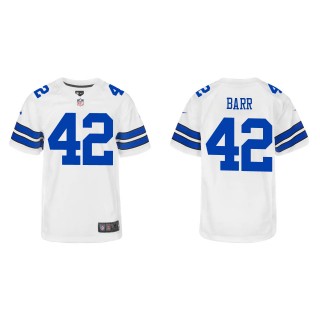 Youth Dallas Cowboys Anthony Barr White Game Jersey