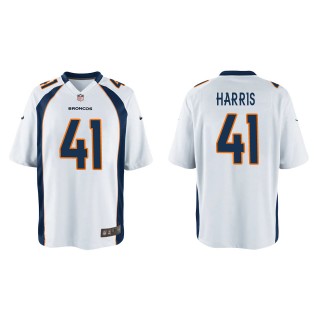 Youth Denver Broncos Anthony Harris White Game Jersey