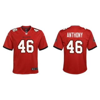 Youth Tampa Bay Buccaneers Anthony Red Game Jersey