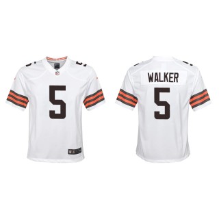 Youth Cleveland Browns Anthony Walker White Game Jersey