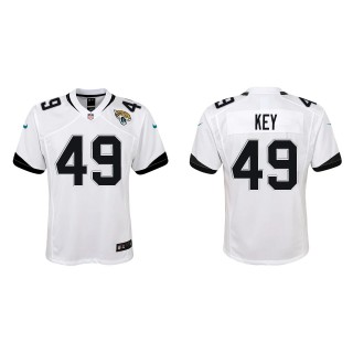 Youth Jacksonville Jaguars Arden Key White Game Jersey