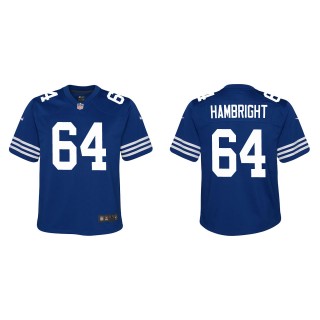 Youth Indianapolis Colts Arlington Hambright Royal Alternate Game Jersey