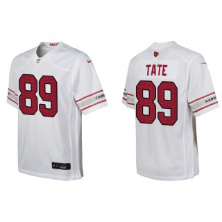 Youth Auden Tate White Game Jersey