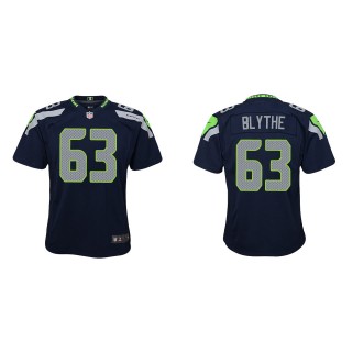 Youth Seattle Seahawks Austin Blythe College Navy Game Jersey