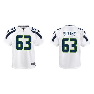 Youth Seattle Seahawks Austin Blythe White Game Jersey
