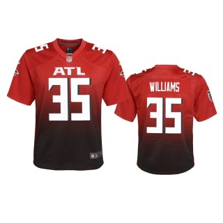 Youth Falcons Avery Williams Red Alternate Game Jersey