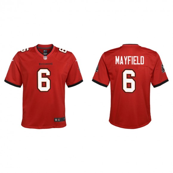 Youth Tampa Bay Buccaneers Baker Mayfield Red Game Jersey