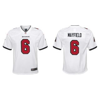 Youth Tampa Bay Buccaneers Baker Mayfield White Game Jersey