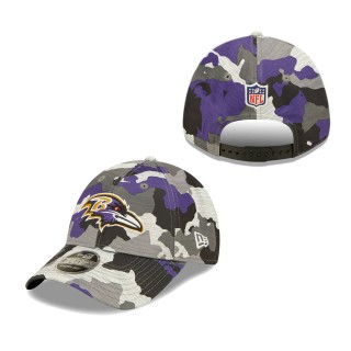 Youth Baltimore Ravens Camo 2022 NFL Training Camp Official 9FORTY Adjustable Hat