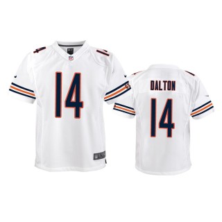 Youth Bears Andy Dalton White Game Jersey