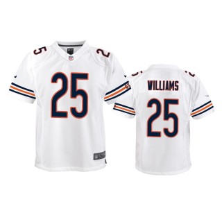 Youth Bears Damien Williams White Game Jersey