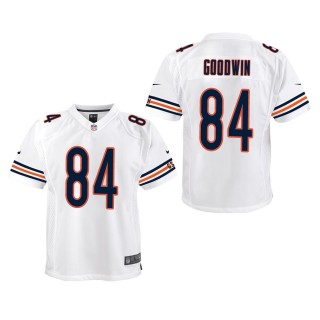 Youth Bears Marquise Goodwin White Game Jersey