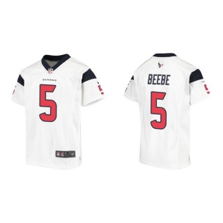 Youth Houston Texans Beebe White Game Jersey