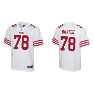 Youth 49ers Ben Bartch White Game Jersey