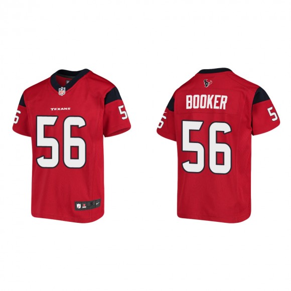 Youth Houston Texans Booker Red Game Jersey