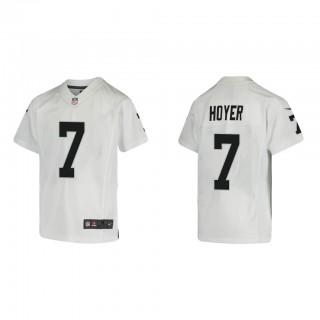 Youth Brian Hoyer White Game Jersey