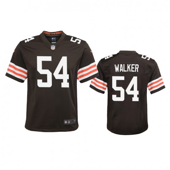 Youth Browns Anthony Walker Brown Game Jersey