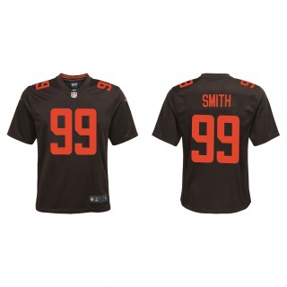 Youth Cleveland Browns Za'Darius Smith Brown Alternate Game Jersey
