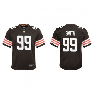 Youth Cleveland Browns Za'Darius Smith Brown Game Jersey
