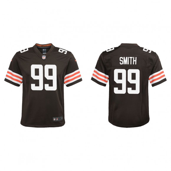 Youth Cleveland Browns Za'Darius Smith Brown Game Jersey