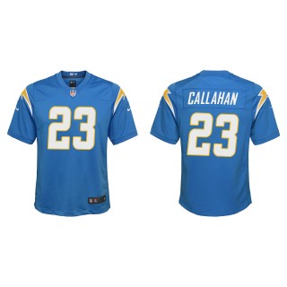 Youth Los Angeles Chargers Bryce Callahan Powder Blue Game Jersey