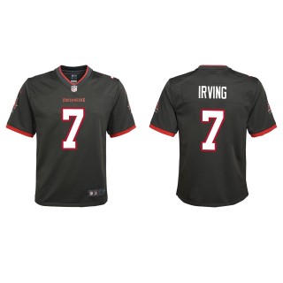 Youth Buccaneers Bucky Irving Pewter Alternate Game Jersey