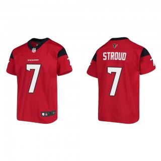 Youth C. J. Stroud Red 2023 NFL Draft Game Jersey
