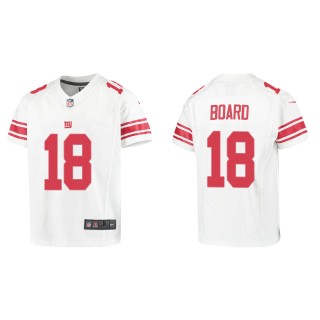 Youth C.J. Board New York Giants White Game Jersey