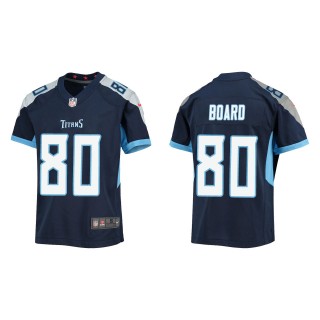 Youth Tennessee Titans C.J. Board Navy Game Jersey