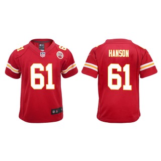 Youth Chiefs C.J. Hanson Red Game Jersey