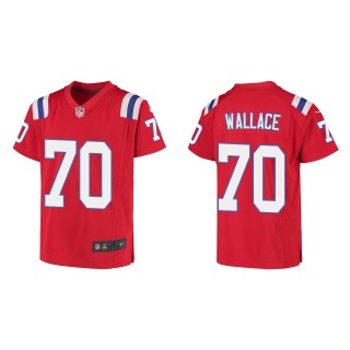 Youth Patriots Caedan Wallace Red Game Jersey