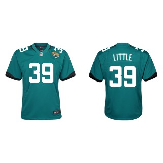 Youth Jaguars Cam Little Teal Game Jersey