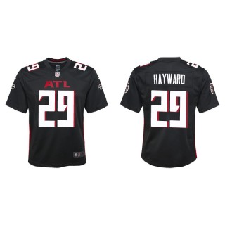 Youth Falcons Casey Hayward Black Game Jersey