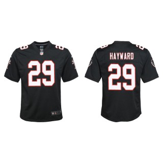 Youth Falcons Casey Hayward Black Throwback Game Jersey