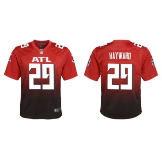 Youth Falcons Casey Hayward Red Alternate Game Jersey