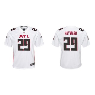 Youth Falcons Casey Hayward White Game Jersey