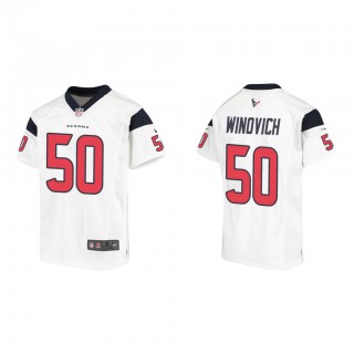 Youth Chase Winovich White Game Jersey