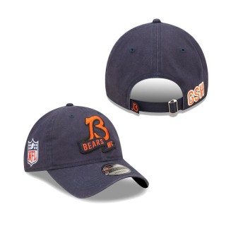 Youth Chicago Bears Navy 2022 Sideline Adjustable 9TWENTY Hat