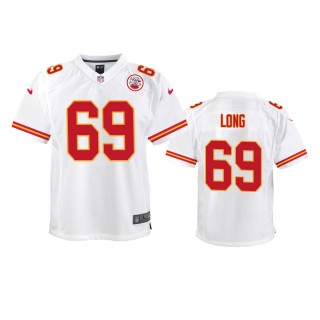 Youth Chiefs Kyle Long White Game Jersey