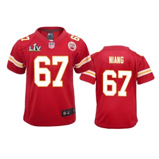 Youth Chiefs Lucas Niang Red Super Bowl LV Game Jersey