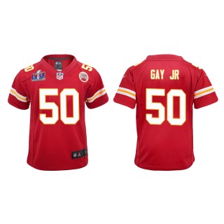 Youth Chiefs Willie Gay Jr. Red Super Bowl LVIII Game Jersey