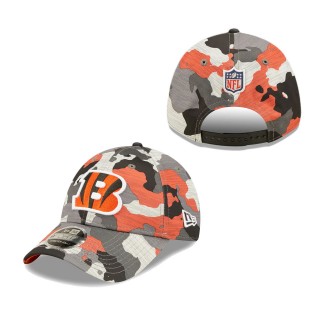Youth Cincinnati Bengals Camo 2022 NFL Training Camp Official 9FORTY Adjustable Hat