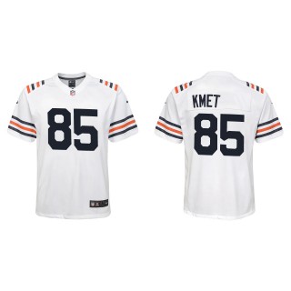Youth Cole Kmet Chicago Bears White Alternate Classic Game Jersey