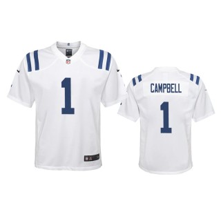 Youth Colts Parris Campbell White Game Jersey