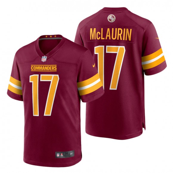 Youth Washington Commanders Terry McLaurin Burgundy Game Jersey