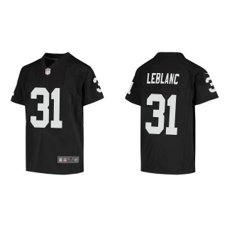 Youth Raiders Cre'Von LeBlanc Black Game Jersey