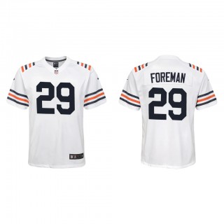 Youth D'Onta Foreman White Classic Game Jersey